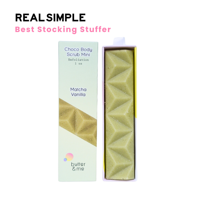 Choco Body Scrub Mini - Travel Size Body Exfoliation – Butter & Me