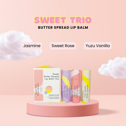 Butter Spread Lip Balm Trio