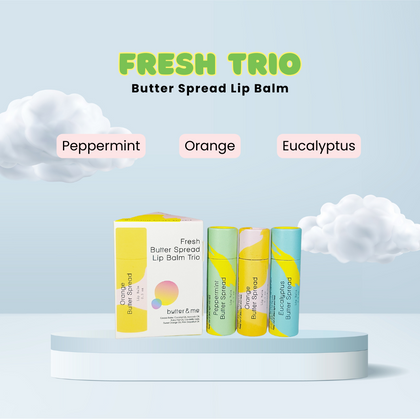 Butter Spread Lip Balm Trio