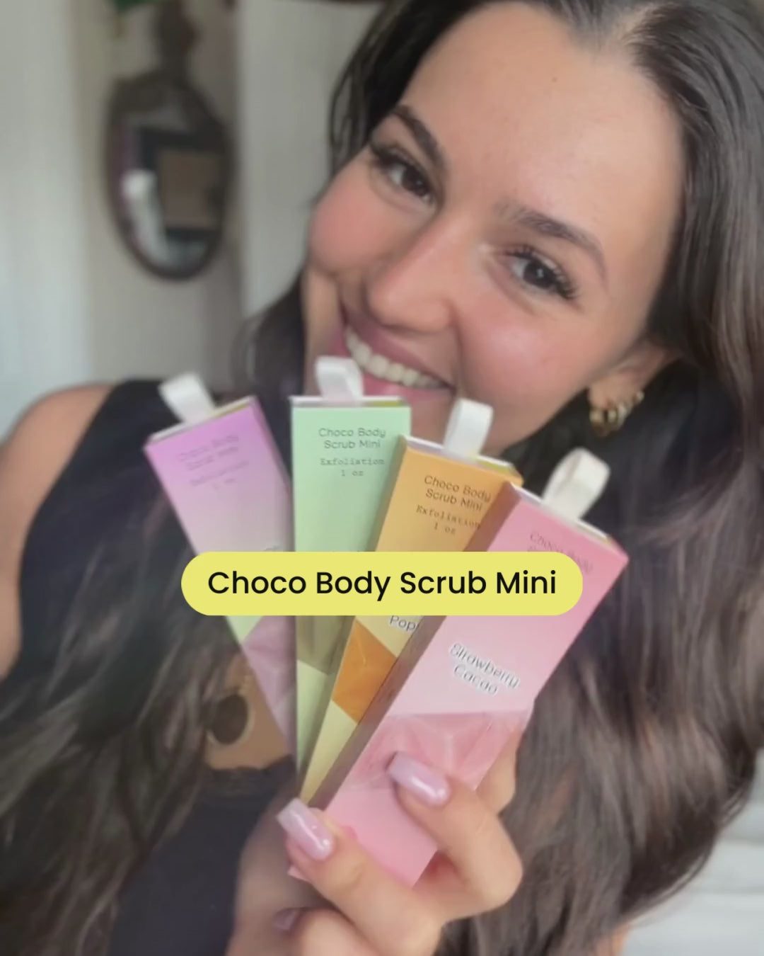 Choco Body Scrub Mini Gift Set